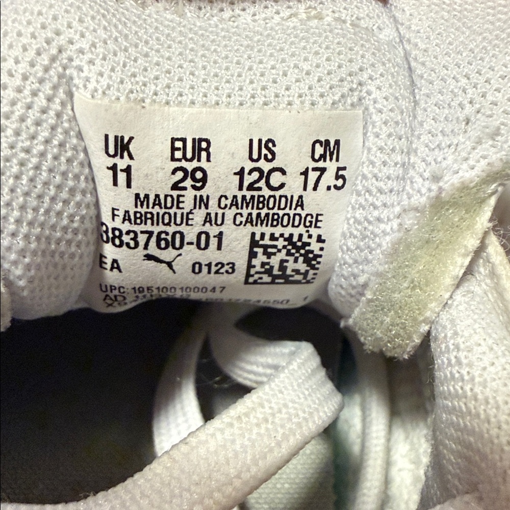 Like New PUMA Jada Holo PS Girls' Toddler Sneaker(Size 12C) - Picture 6 of 8